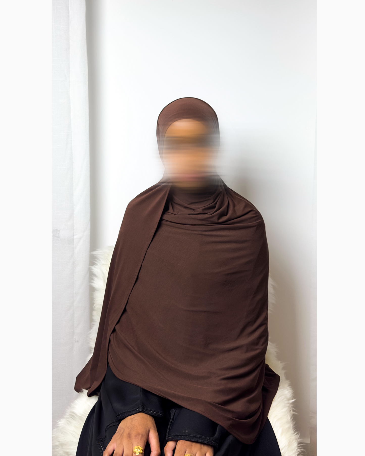 Earthy Brown | Bamboo Jersey Maxi Hijab