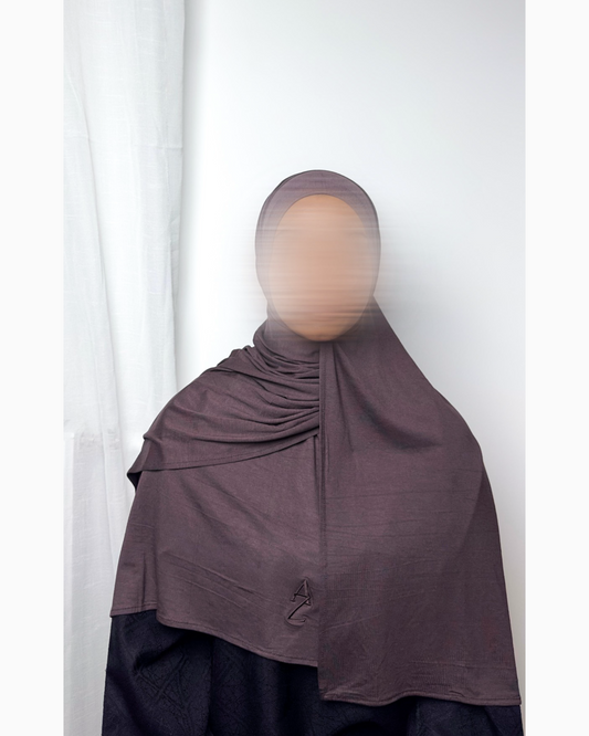 Brown | Bamboo Jersey Regular Hijab