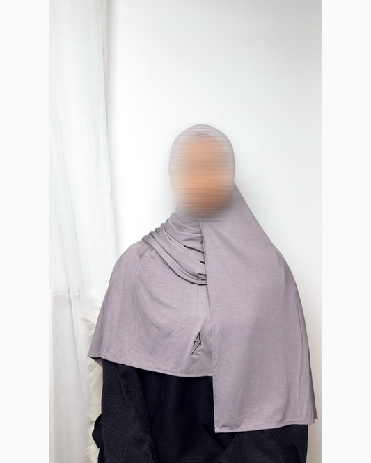 Grey | Bamboo Jersey Regular Hijab
